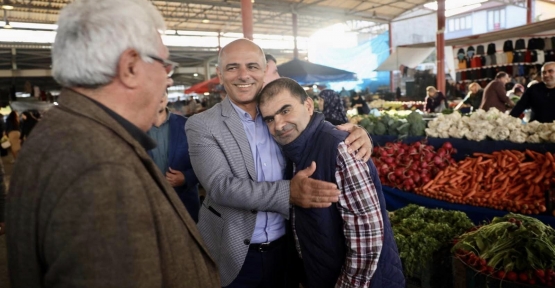 Başkan Söğüt Çamlıtepe'de Esnafla Buluştu