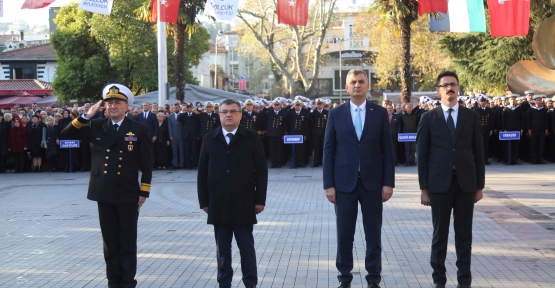 GAZİ MUSTAFA KEMAL ATATÜRK GÖLCÜK’TE TÖRENLE ANILDI