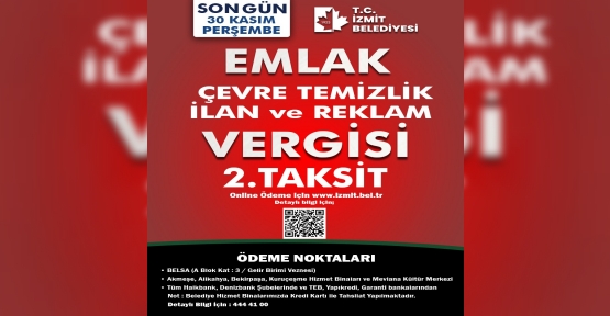İzmit Belediyesinde Vezneler Hafta Sonu da Açık Olacak