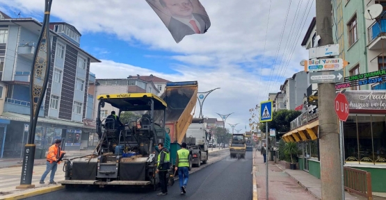 Hamit Kaplan Caddesi Asfaltlandı