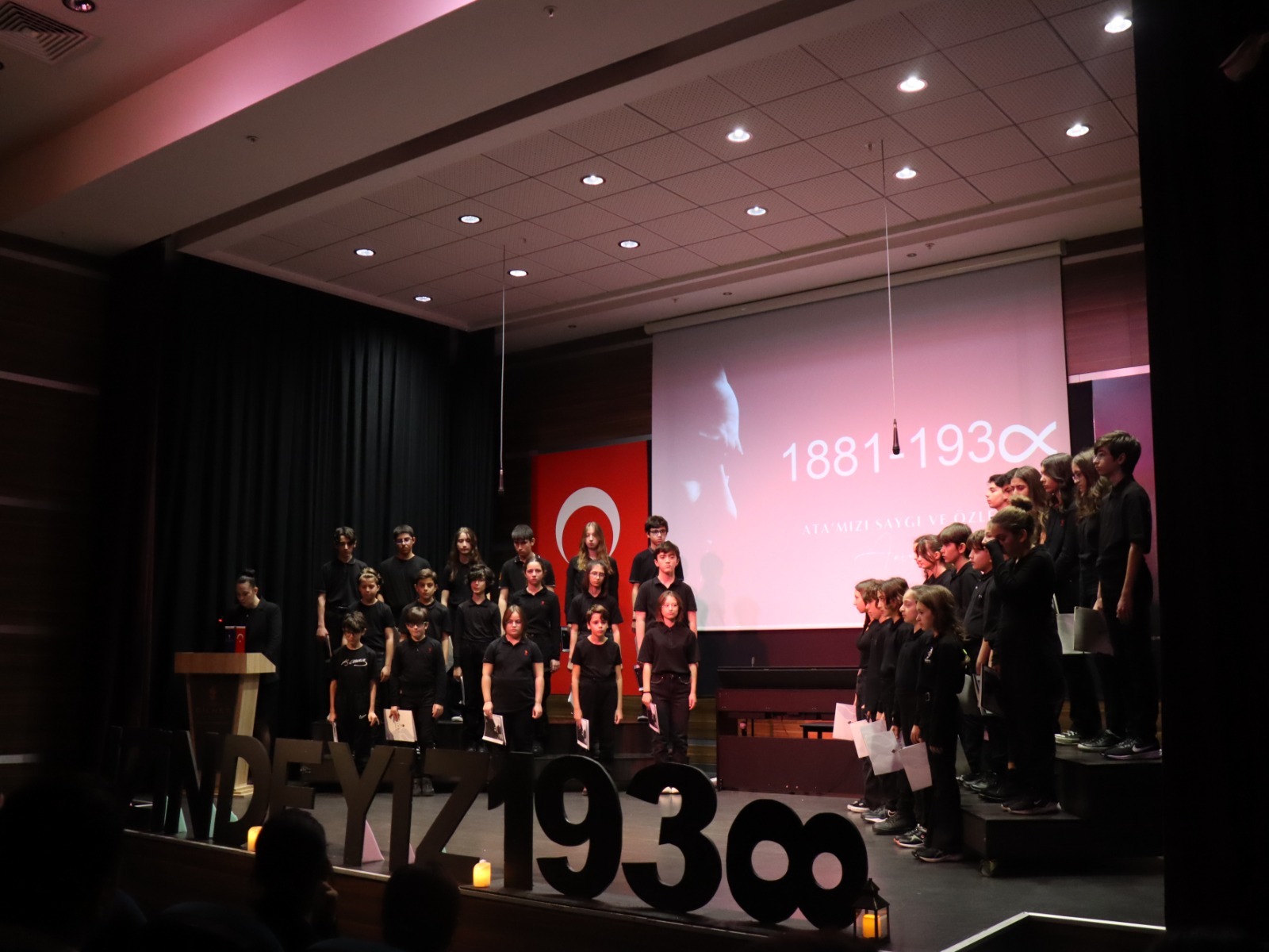 Özel Kocaeli Bilnet Okulları Gazi Mustafa Kemal’i Minnet ve Özlemle Andı