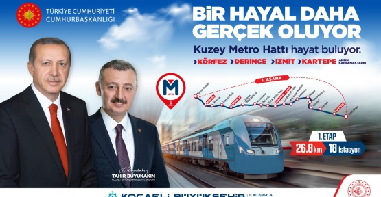 KUZEY METRO HATTINDA DEVİR PROTOKOLÜ İMZALANDI