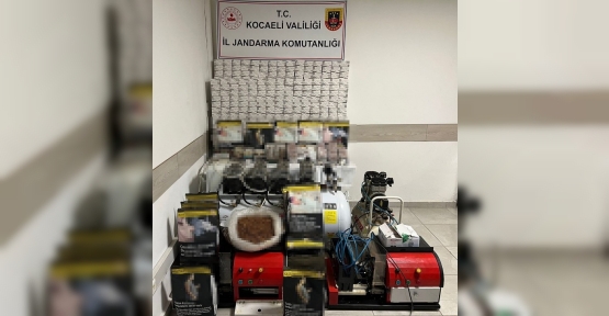 93 BİN 924 BOŞ VE DOLU MAKARON ELE GEÇİRİLDİ