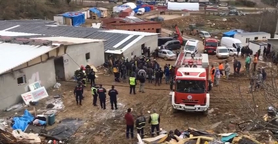 Barakada Yangın Faciası: 1 İşçi Hayatını Kaybetti
