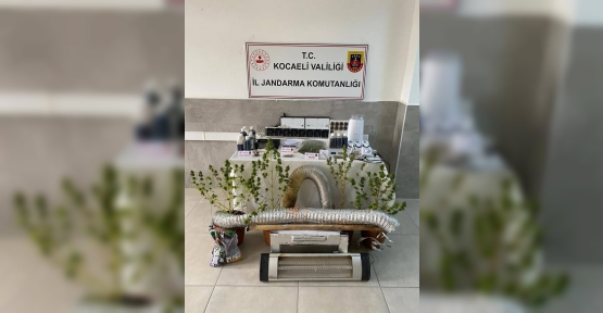 EVİNE KURDUĞU DÜZENEKLE UYUŞTURUCU İMAL EDİYORDU, YAKALANDI