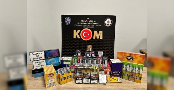 KOCAELİ'DE 3 İŞ YERİNE OPERASYON: 26 BİN SAHTE BANDROLLÜ BOŞ VE DOLU MAKARON ELE GEÇİRİLDİ