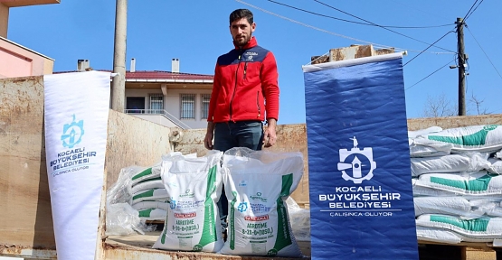 Büyükşehir’den Çiftçilere % 50 Hibeli Gübre Desteği