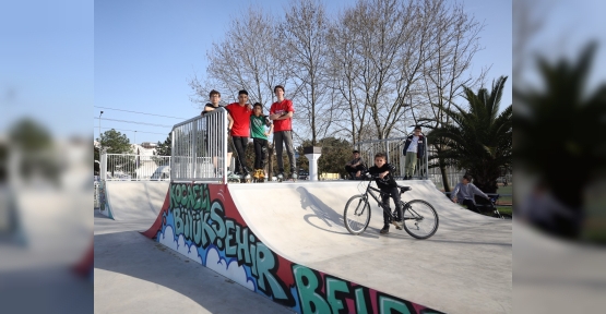 Adrenalin Tutkunları Doğu Kışla Skate Park’a
