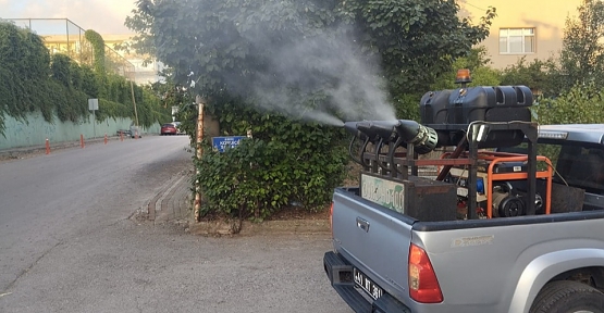 Derince’de Sivrisineklerle Etkin Mücadele