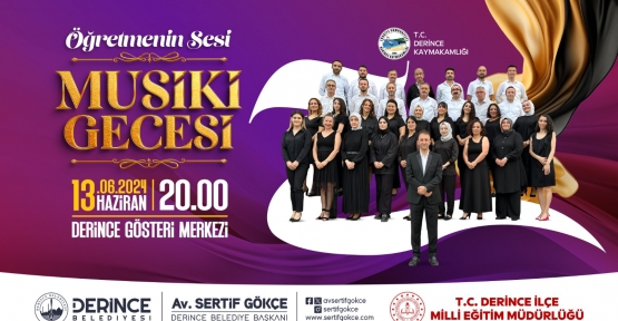 Derince’de Musiki Gecesi