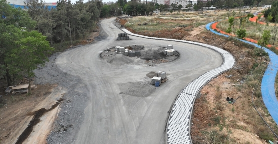 Gebze Millet Bahçesi İç Yollarında Yoğun Çalışma