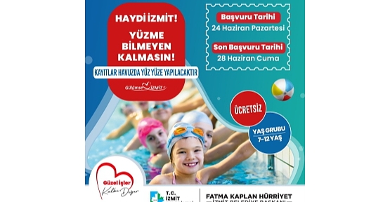 Yüzme Bilmeyen Kalmasın Projesinde Yaz Dönemi Başvuruları Başladı