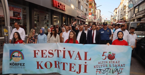 50. ALTIN KİRAZ FESTİVALİ COŞKUYLA BAŞLADI