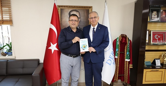 Başkan Gökçe’nin Konuğu Rektör Cantürk