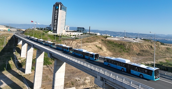 Büyükşehir, 10 Yeni Otobüsü Daha Filosuna Kattı