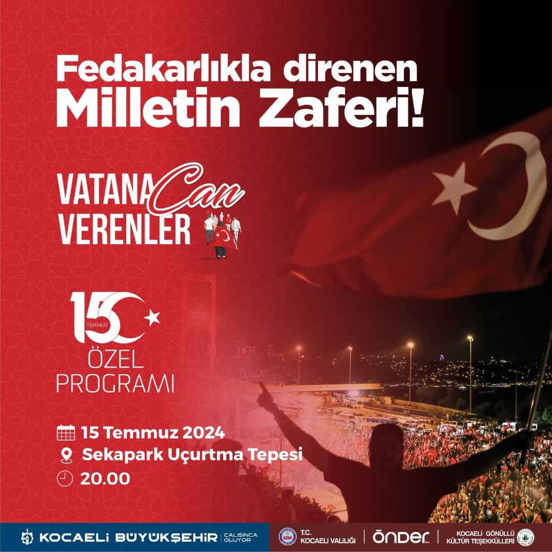 Büyükşehir’den “Vatana Can Verenler” İçin Özel Anma Programı