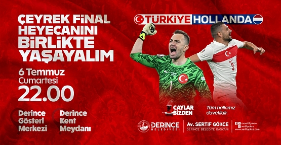 Derince’de Milli Heyecan İki Ayrı Noktada Yaşanacak
