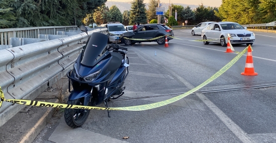 İKİ MOTOSİKLET SÜRÜCÜSÜNÜN KAVGASINDA SİLAHLAR KONUŞTU: 1 YARALI