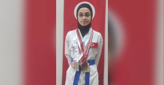 Körfezli Genç Karateci Leylanur  Dünya Gençler Beşincisi Olarak Sıralamaya Girdi