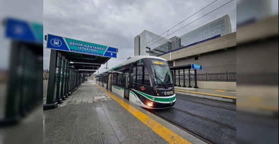 Şehir Hastanesine 15 Dakikada Bir Tramvay