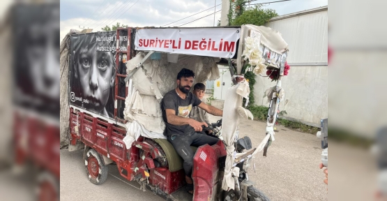 Suriyeli Sanılmaktan Korktu, Motosikletine Yazdı: "Artık Önümü Kesmiyorlar"
