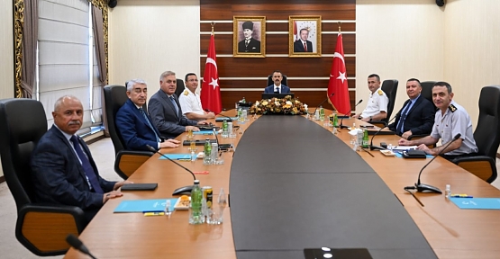 Vali İlhami Aktaş Başkanlığında Asayiş Toplantısı Yapıldı