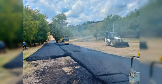 İlimtepe Mesire Alanı’nda Patika Yollar Asfaltla Kaplandı