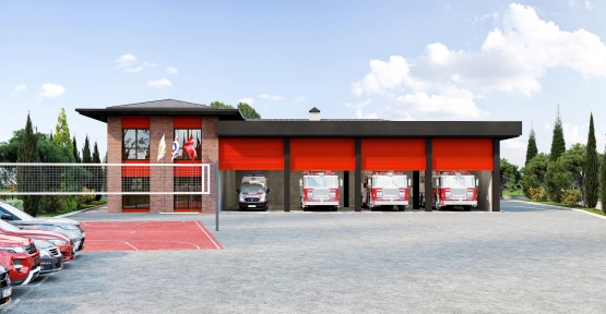 Kartepe İtfaiye Müfreze Binasında Temel Atıldı