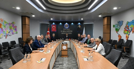 Vali İlhami Aktaş, İl Milli Eğitim Müdürlüğünden Brifing Aldı