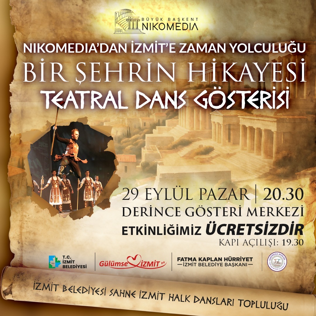 Sahne İzmit Halk Dansları Topluluğu  Kente Unutulmaz Bir Görsel Şölen Sunacak