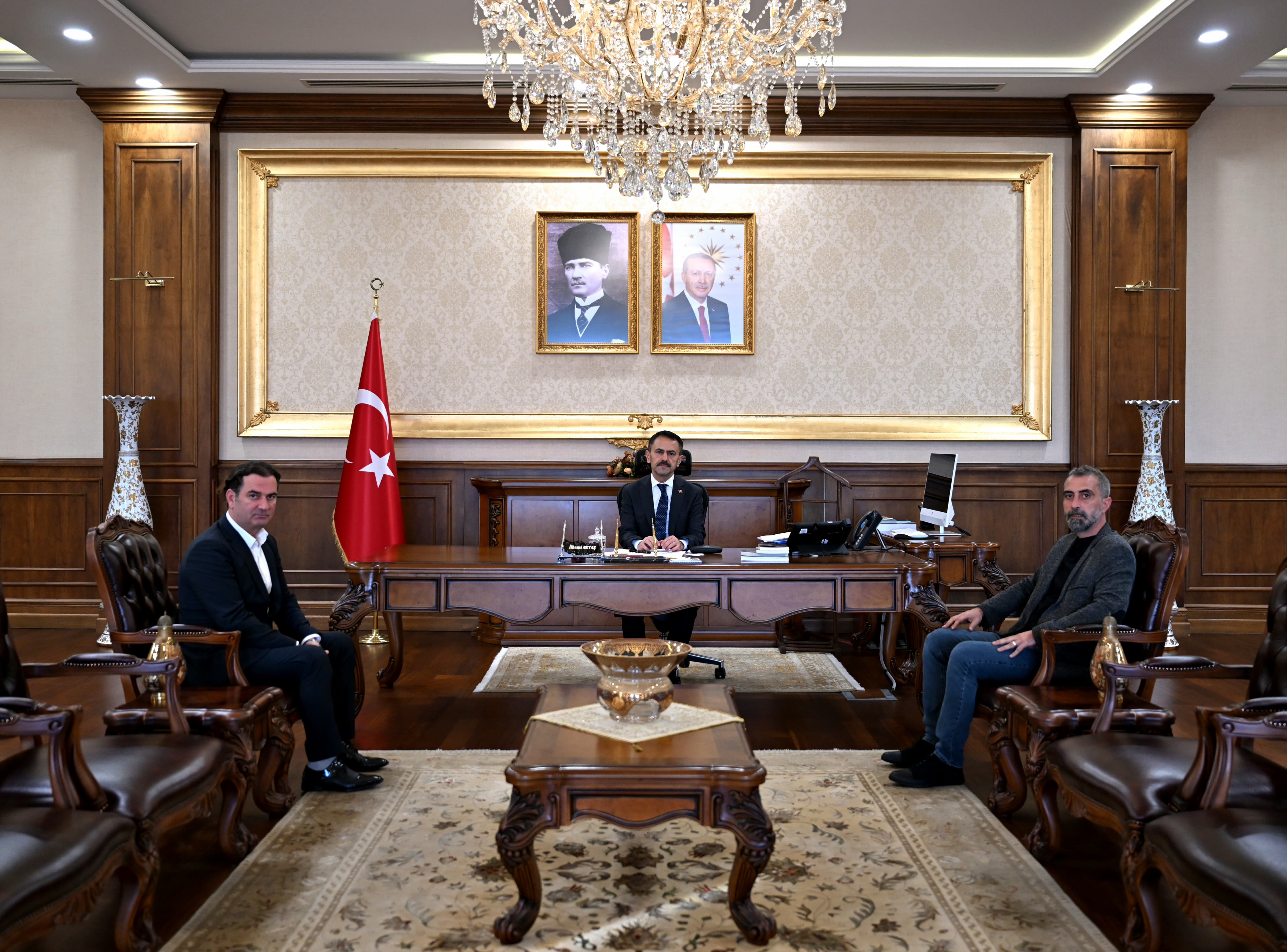 15 Temmuz Gazisi Kamacı, Vali Aktaş’ı Ziyaret Etti