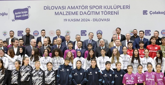 Dilovası’nda Amatör Spor Kulüplerine Çolakoğlu Metalurji ’den Destek
