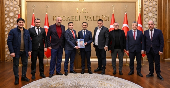 Kocaeli Manav Kültürü Dernekleri Federasyonu’ndan Vali Aktaş'a Ziyaret
