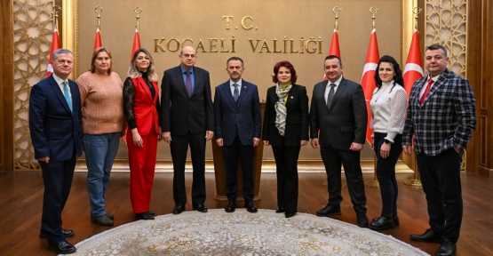 Kocaeli Balkan Göçmenleri Kültür ve Dayanışma Derneği'den Vali Aktaş'a Ziyaret