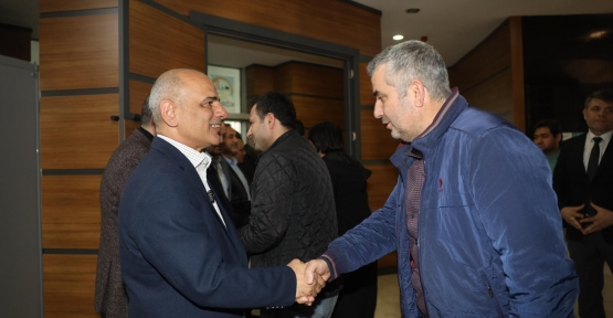 Başkan Söğüt, Belediye Personeliyle Bayramlaştı