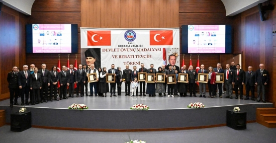 Devlet Övünç Madalyası Rozet ve Beratları Tevcih Töreni Yapıldı