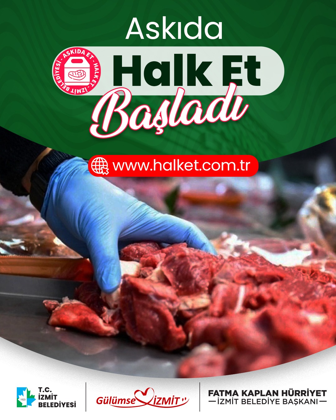 İzmit Belediyesi Askıda Halk Et Uygulaması Başladı