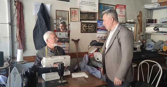    Başkan Ölmez’den Kandıra Çarşı Esnafına Ziyaret
