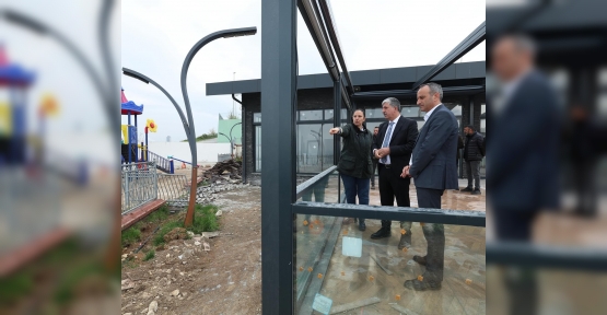 Başkan Ömeroğlu, Devam Eden Projeleri Yerinde İnceledi