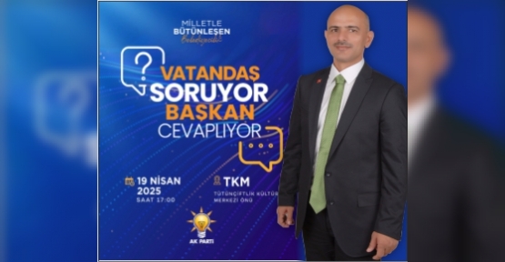 Başkan Şener Söğüt  Vatandaşlarla Buluşacak
