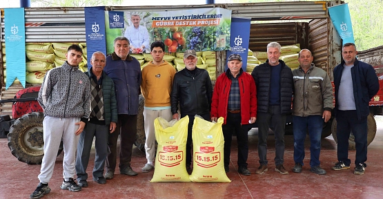 Büyükşehir’den 1.785 Üreticiye 500 Ton Gübre Desteği
