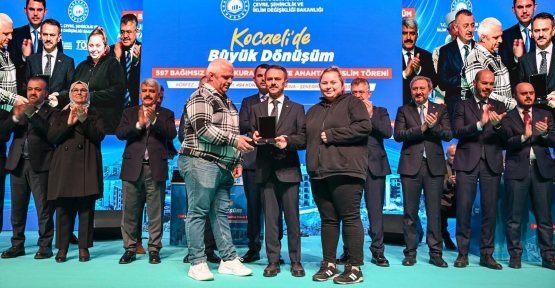 Çevre, Şehircilik ve İklim Değişikliği Bakanı Sayın Murat Kurum, Kura Çekimi ve Anahtar Teslim Törenine Katıldı
