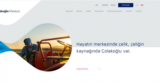Çolakoğlu Metalurji'nin Yeni Web Sitesine Uluslararası Ödül