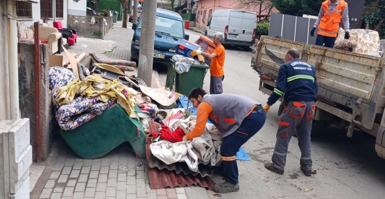 Körfez’de Temizlik İçin Yoğun Mesai