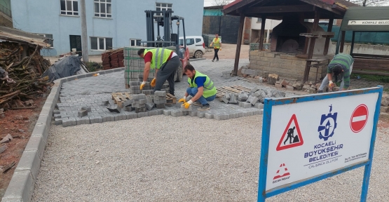 Körfez’in Köylerine Parke Taşı Döşeniyor