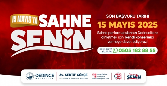 19 Mayıs’ta Sahne Senin