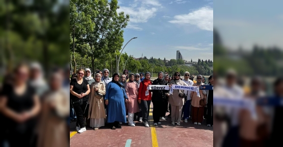 AK Parti Körfez ve Derince Kadın Kolları Bahar Yürüyüşü’nde Buluştu
