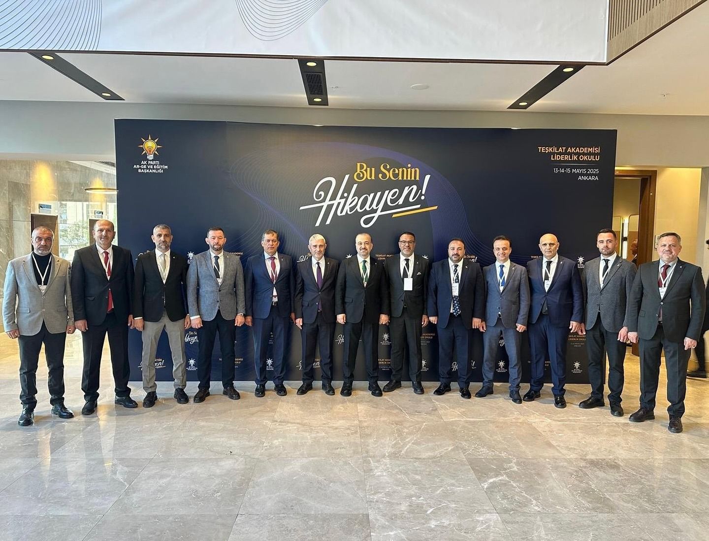 BAŞKAN TALUS VE 12 İLÇE BAŞKANI ANKARA’DA