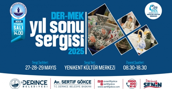 DER-MEK Yıl Sonu Sergisiyle  Emekler Gün Yüzüne Çıkıyor