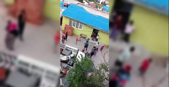 İki Grubun Kavgasında Tuğlalar Havada Uçuştu